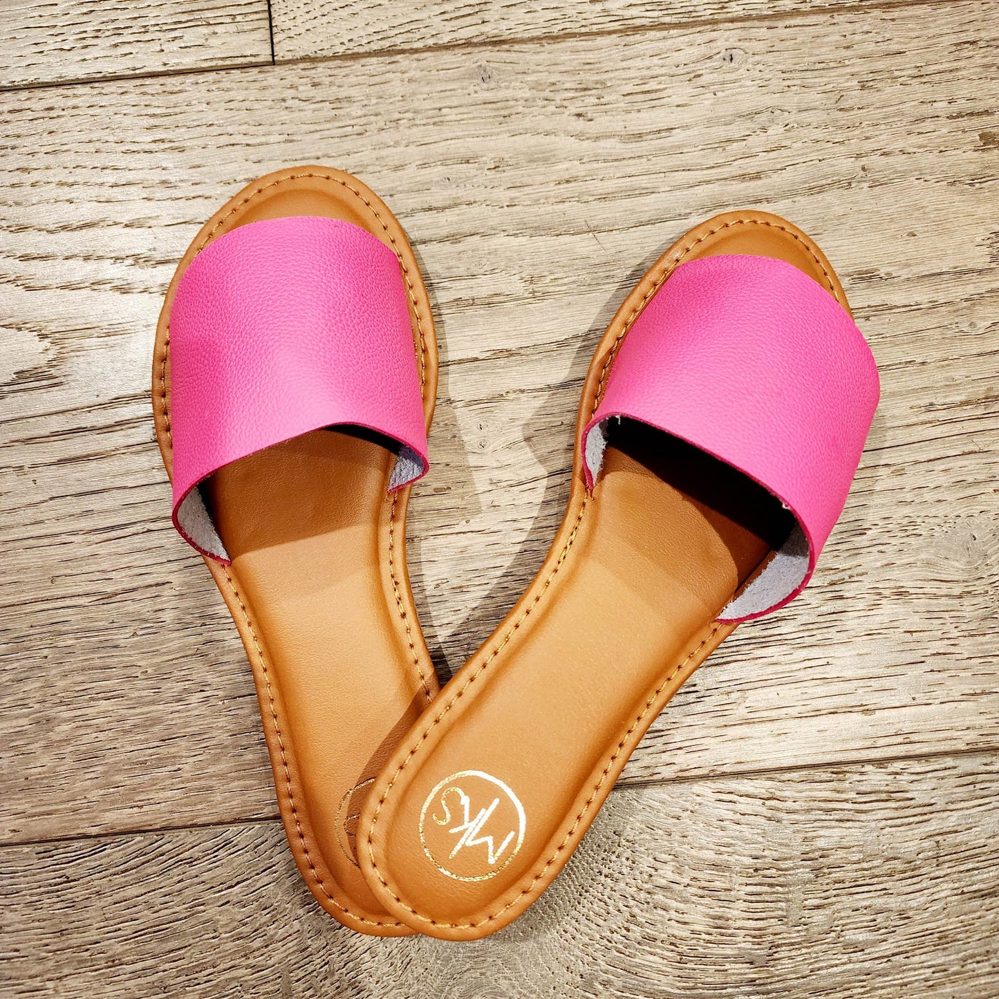 Fuchsia Slide Sandals - SALE - Makers