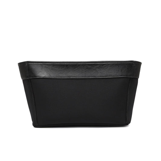 Contrast Vegan Leather Liner for Carrie Versa Tote - Black