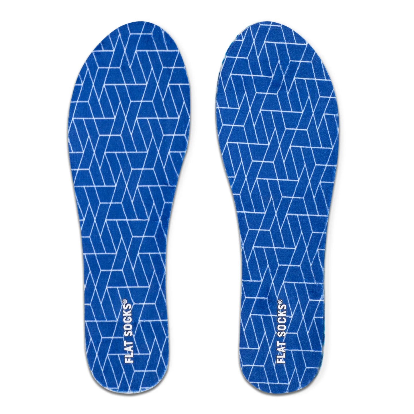 Blue Flat Socks - Small