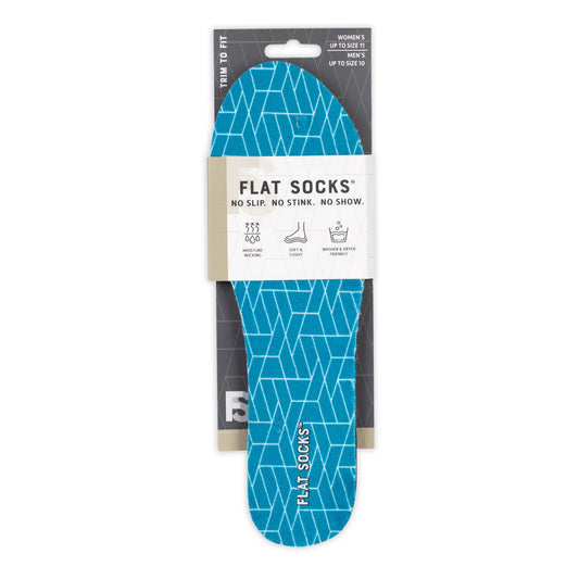 Aqua Flat Socks - Small