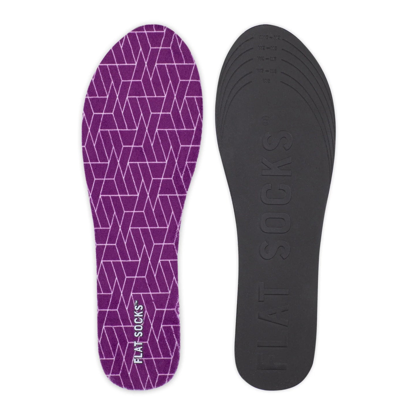 Purple Flat Socks - Small