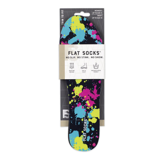 Paint Splatter Flat Socks - Small