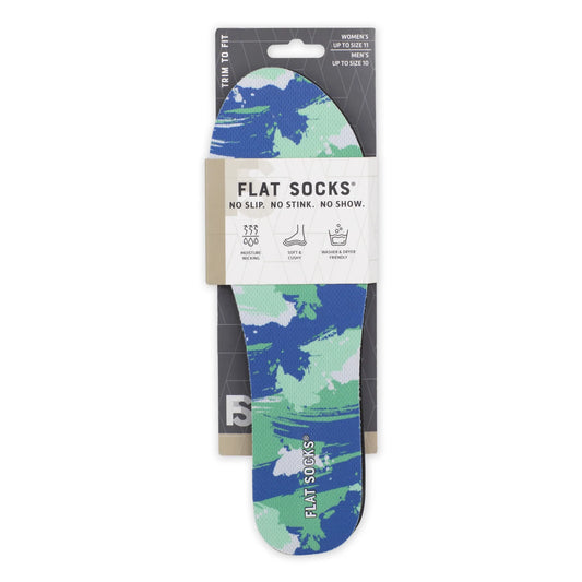 Brush Stroke Flat Socks - Small