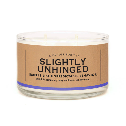 Whiskey River Soap Company Slightly Unhinged Soy Candle