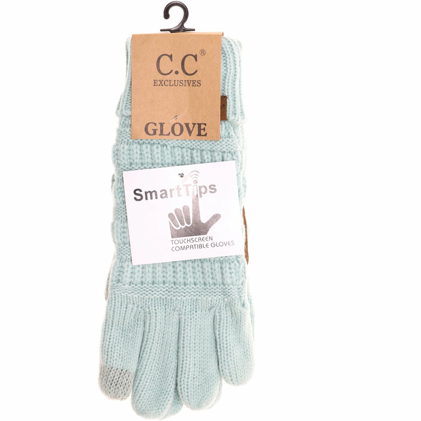 CC Beanie Knit Gloves with Inner and Exterior Lining