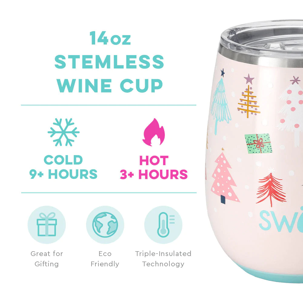 SWIG INSULATED CUPS - Sugar Trees Stemless Wine Cup - 14 oz